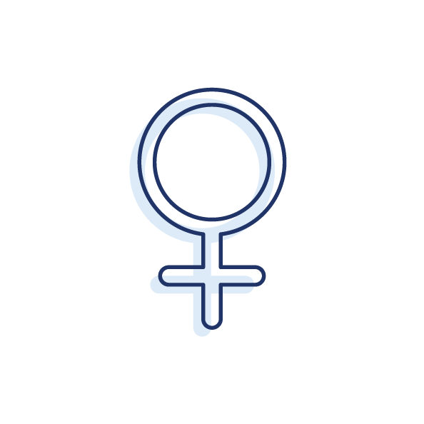 Icon of female symbol