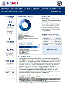 USAID-DCHA DRC Complex Emergency Fact Sheet #2 - 02.24.20 
