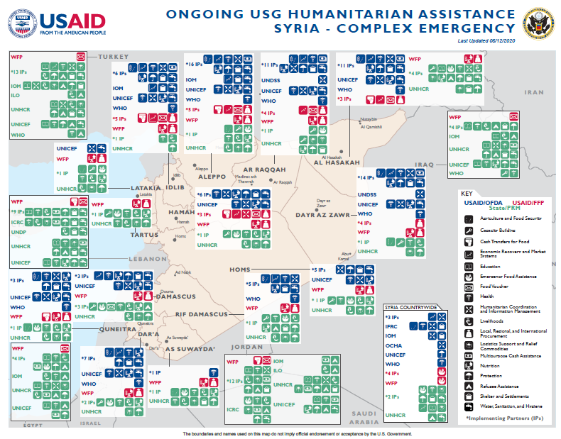 USG Syria Complex Emergency Program Map - 05.12.2020