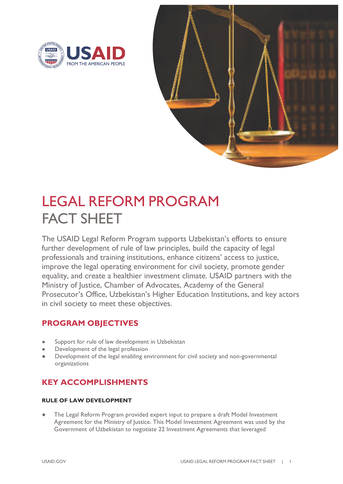 USAID Legal Reform Program