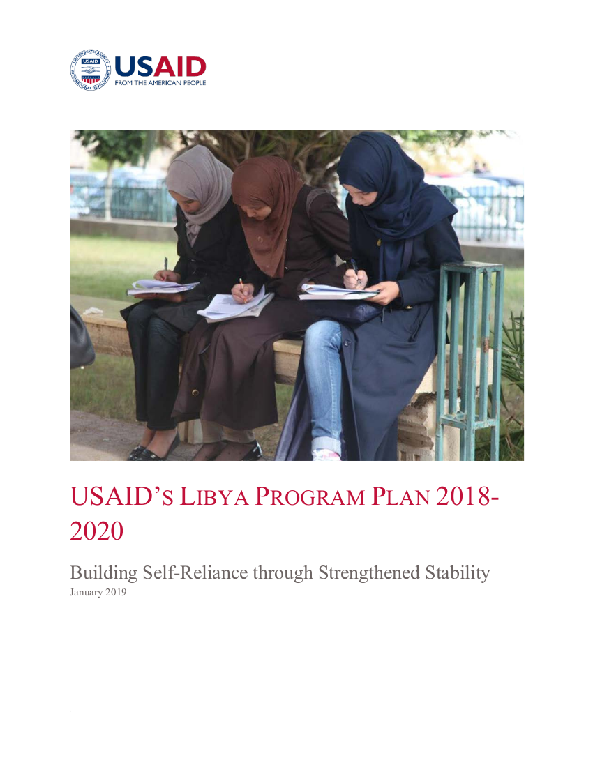 USAID's Libya Program Plan 2018-2020 - Click to download PDF