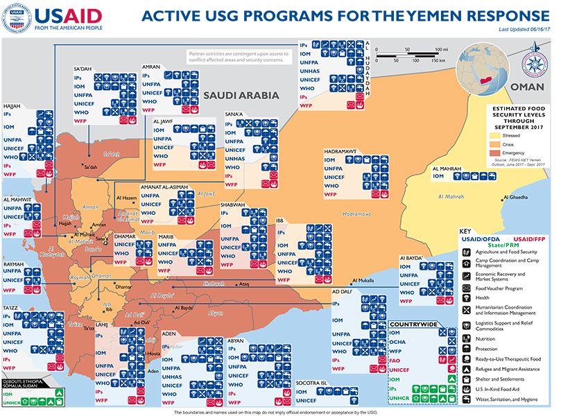 Yemen Map - 06-16-2017