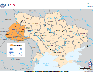 06.26.20 - Ukraine Floods Disaster Declaration Map