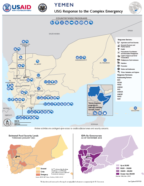 08.14.2020 - USG Yemen Complex Emergency Program Map