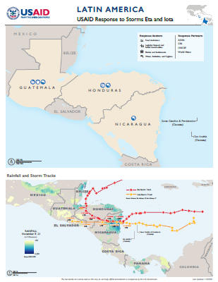 11.22.2020 Latin American Storms Response Map