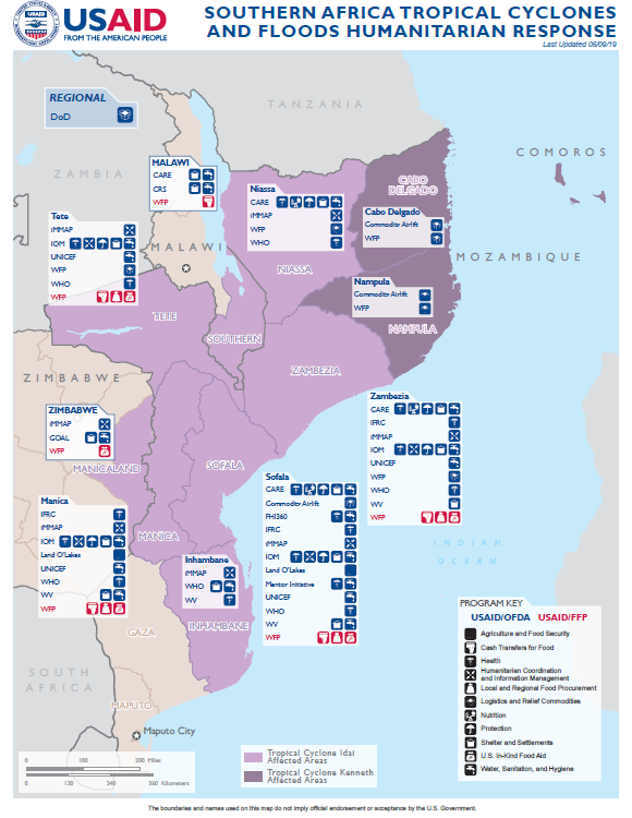 Southern Africa - Tropical Cyclone Idai - Map #11 FY2019