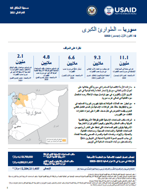 12.18.2020 - USG Syria Complex Emergency Fact Sheet #2_Arabic