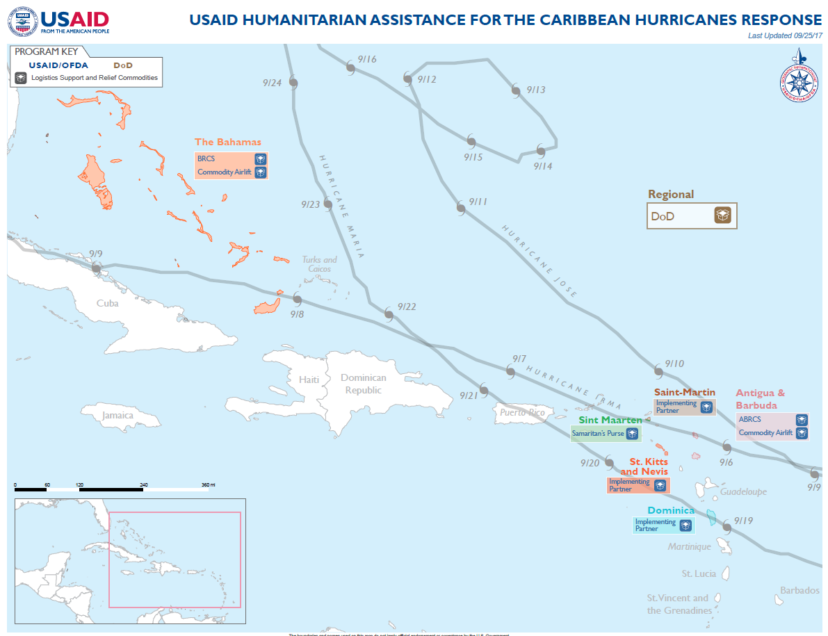 Caribbean Hurricanes - Map #13