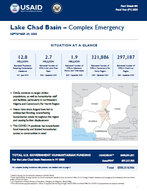 2020_09_30 - USG Lake Chad Basin Complex Emergency Fact Sheet #4