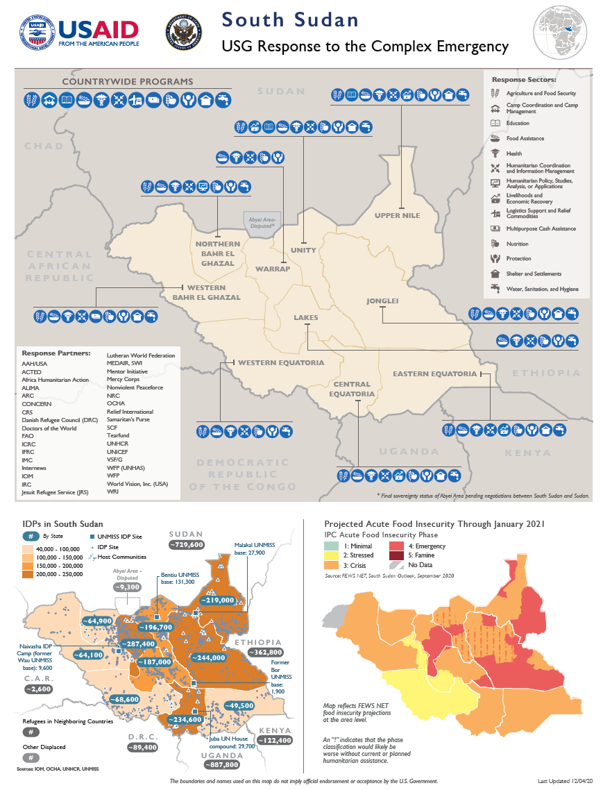 2020_12_04 - USG South Sudan Complex Emergency Response - Map