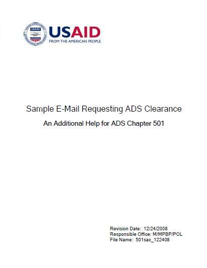 ADS Reference 501sac