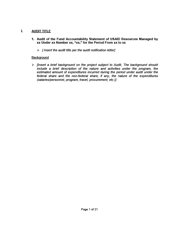ATTACHMENT 4 - Funds Accountability Statement SOW