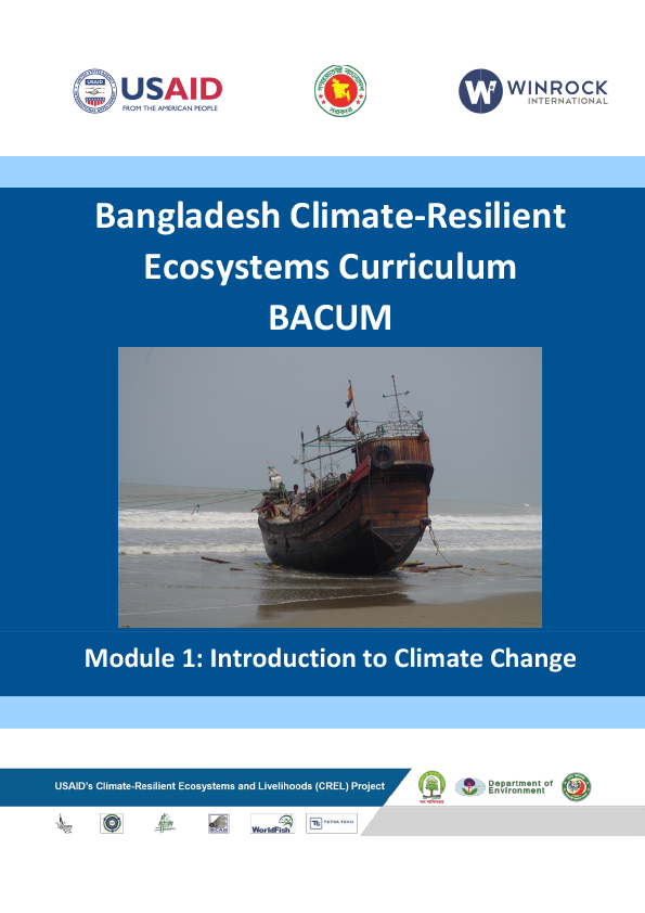 Bangladesh Climate-Resilient Ecosystems Curriculum BACUM - Module 1: Introduction to Climate Change 