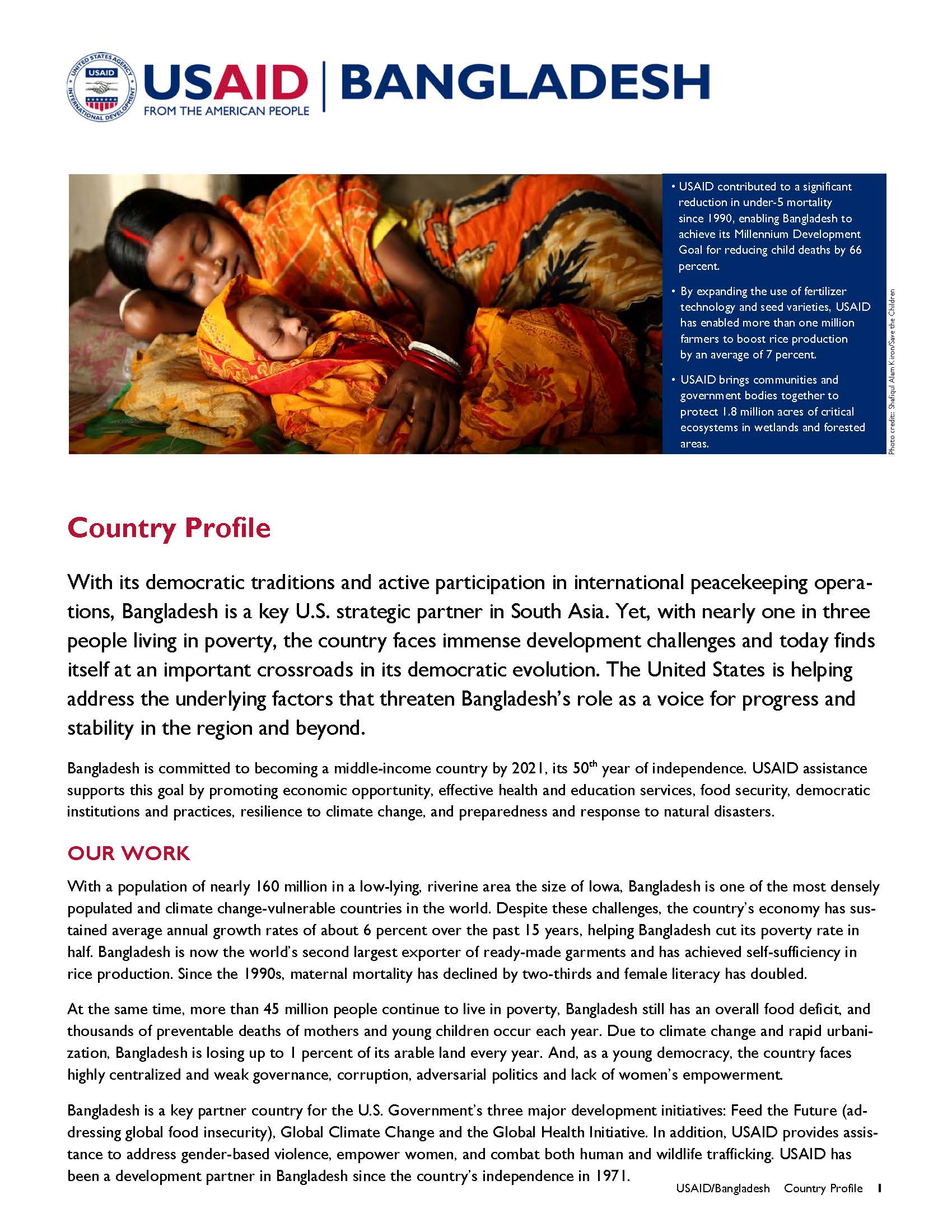 Bangladesh Country Profile 2016