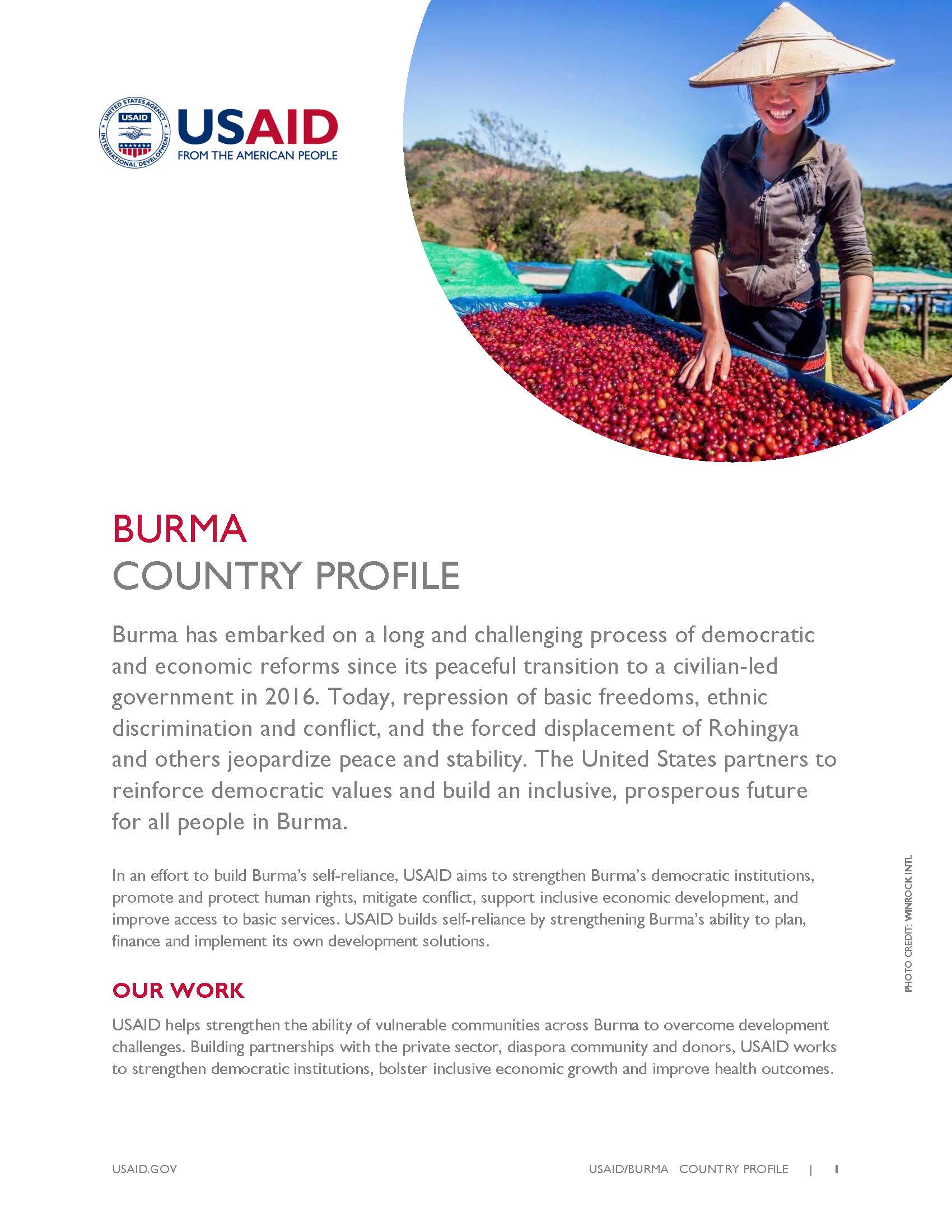 Burma Country Profile 2019
