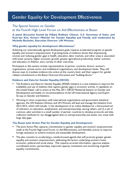 specificere katalog Hej Gender Equality for Development Effectiveness | Archive - U.S. Agency for  International Development