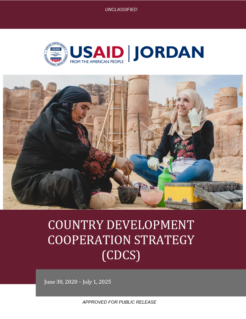 USAID/Jordan Country Development Cooperation Strategy 2020-2025