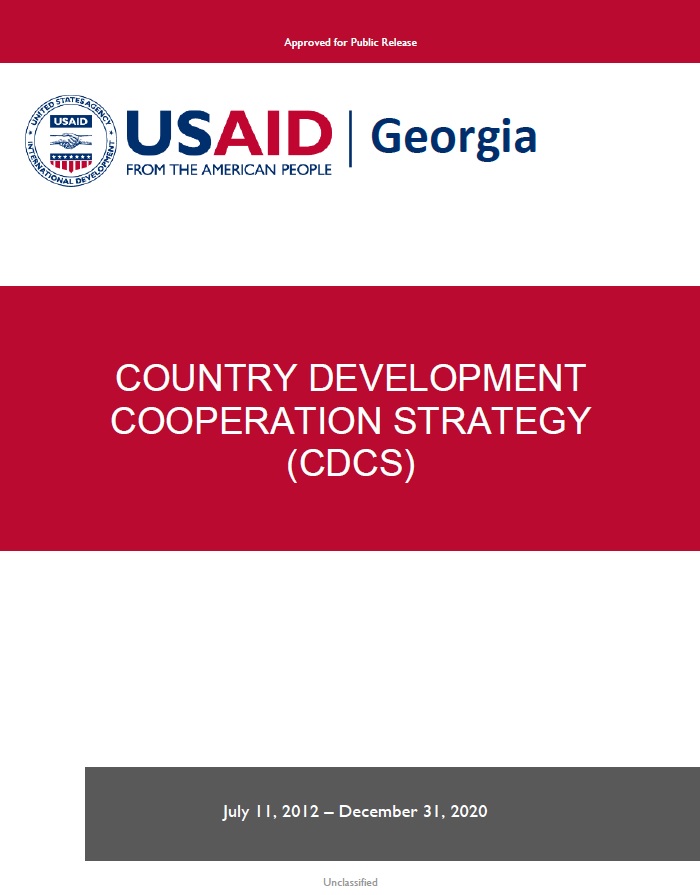 Georgia Country Development Cooperation Strategy 2013 – 2020