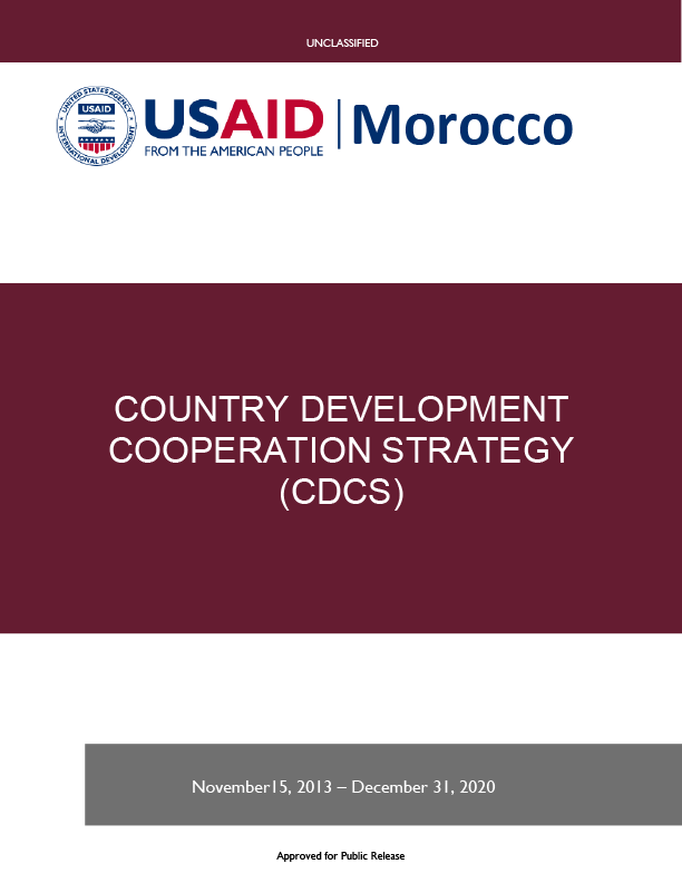 Morocco Development Cooperation Strategy 2013-2020