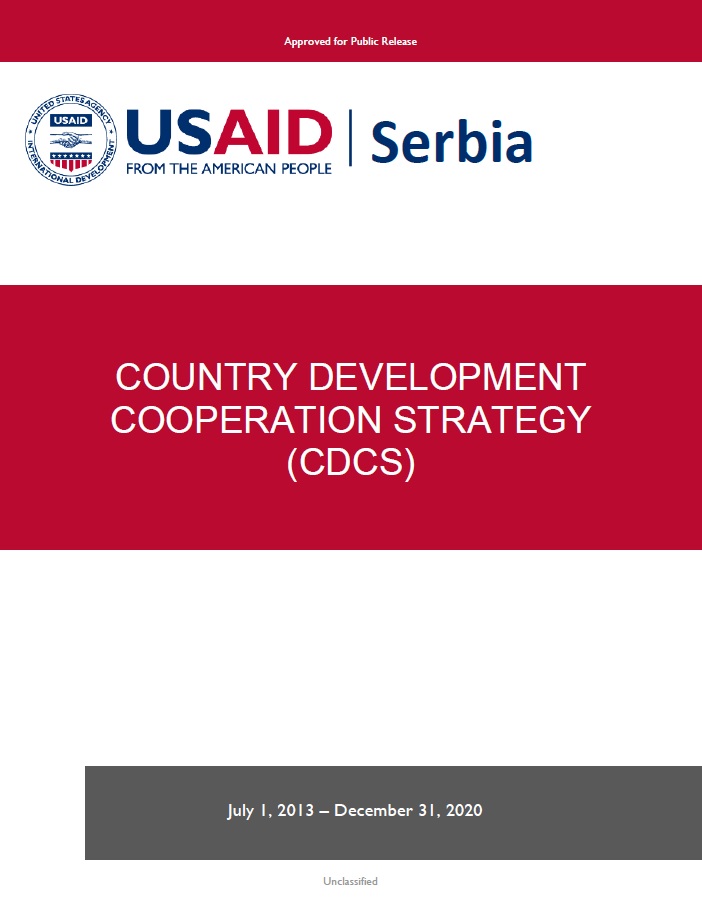 Serbia Country Development Cooperation Strategy FY 2013 – 2020