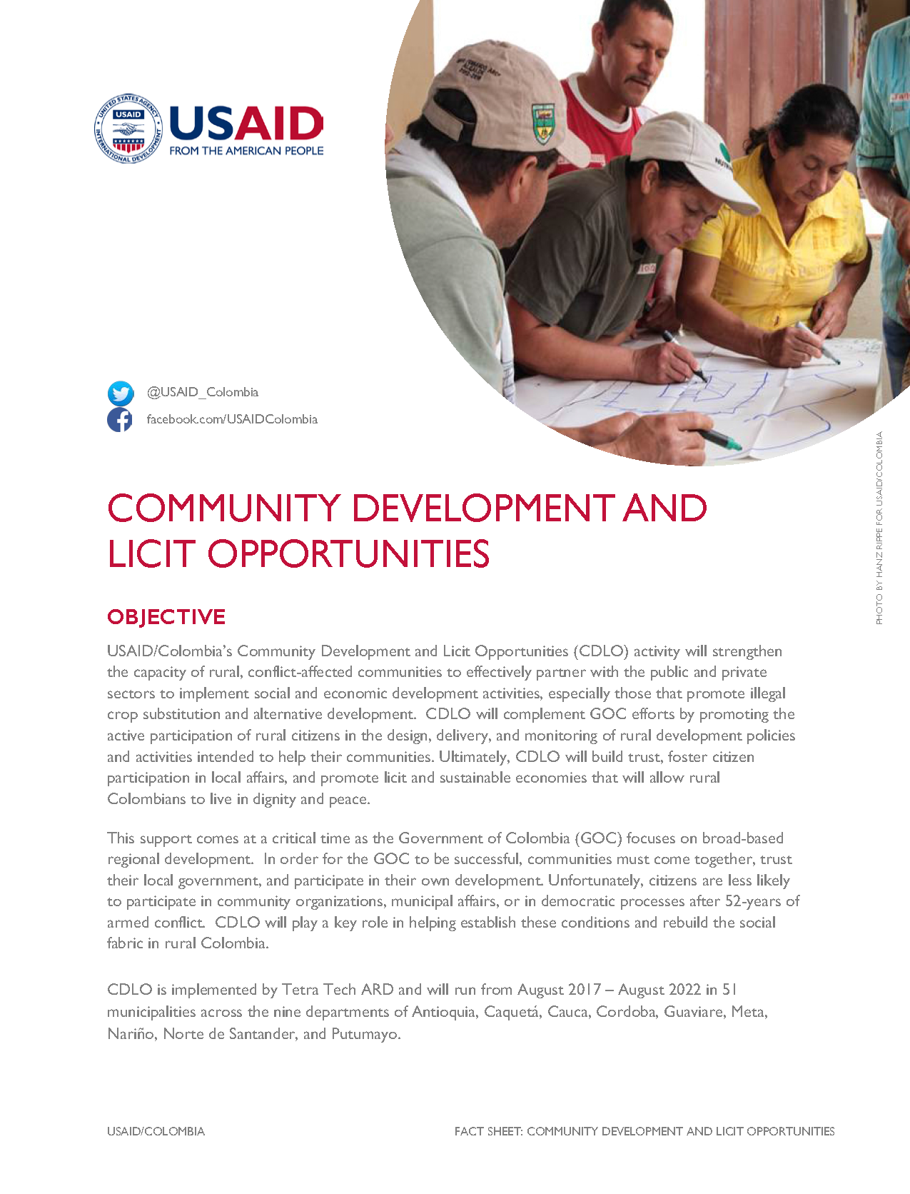 Community Development and Licit Opportunities (CDLO) Fact Sheet