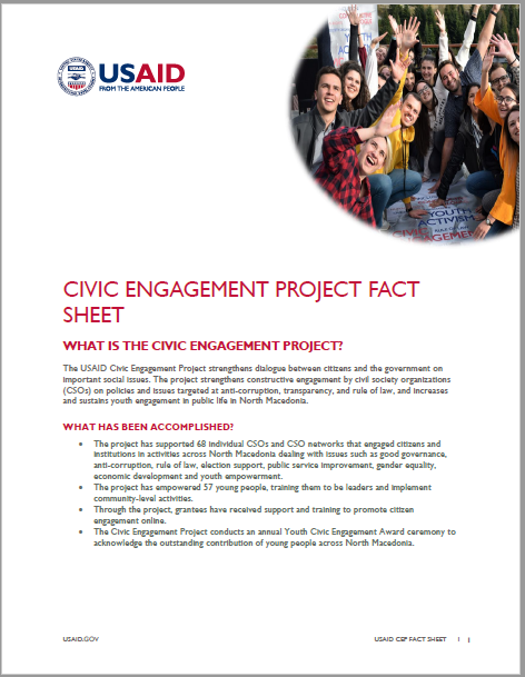 Civic Engagement Project Fact Sheet 