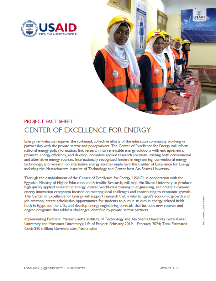 Center of Excellence for Energy 