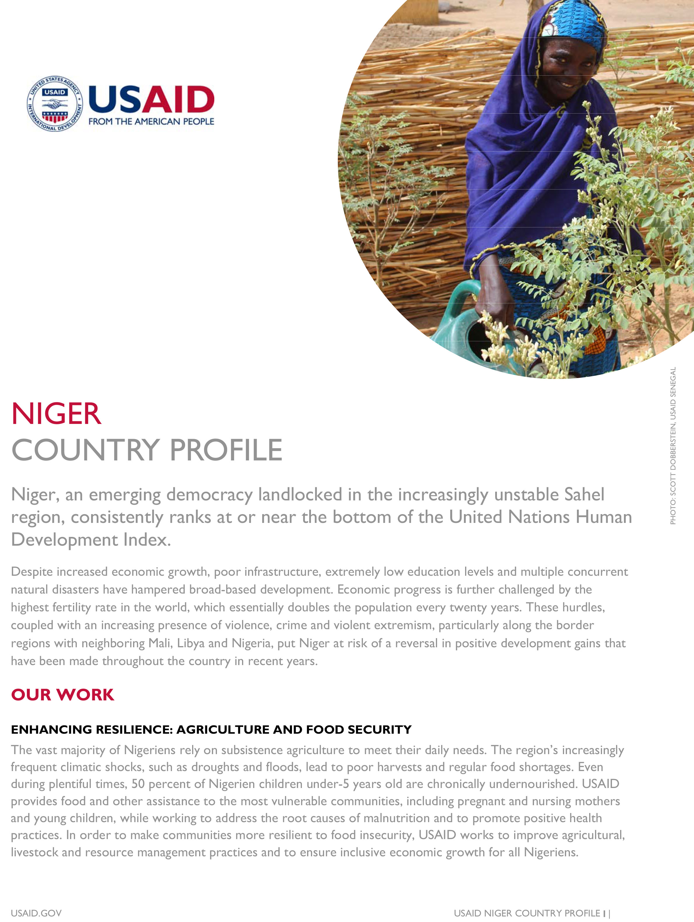 USAID Niger Country Profile
