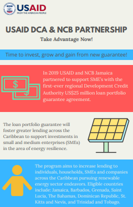 USAID DCA and NCB Jamica Infographic