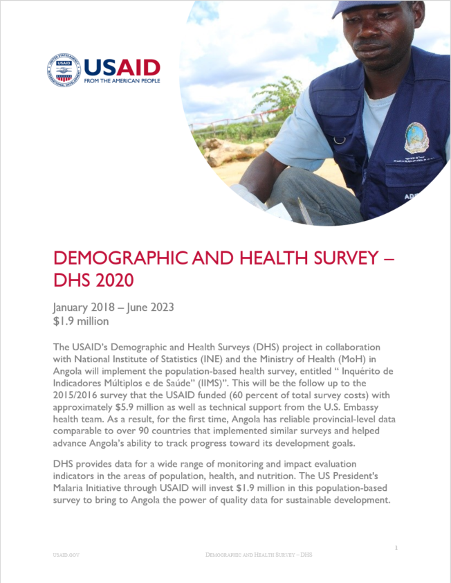 Demographic and Health Surveys (DHS) Fact sheet 