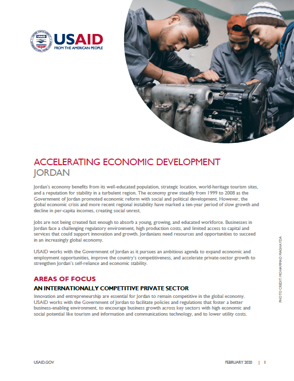 Accelerating Economic Development Fact Sheet
