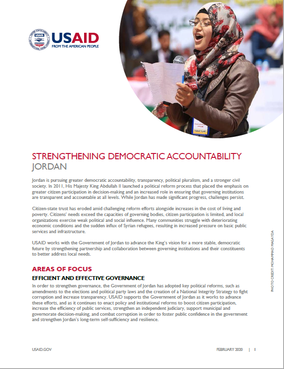Strengthening Democratic Accountability Fact Sheet
