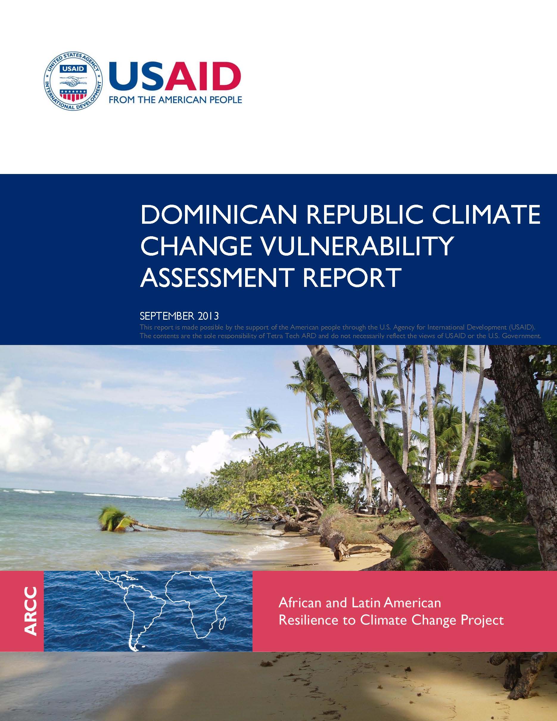 DR Climate Change Vulnerability Assessment Report