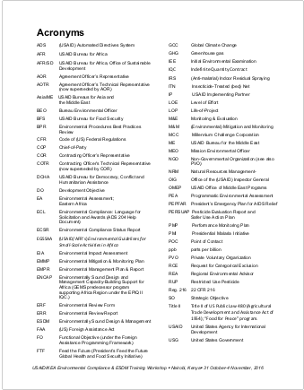 2-Day EC-ESDM Workshop - Acronyms