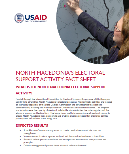 Electoral Support Activity  Fact Sheet 