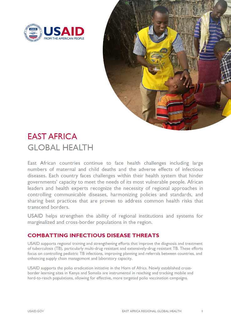 East Africa Global Health fact sheet