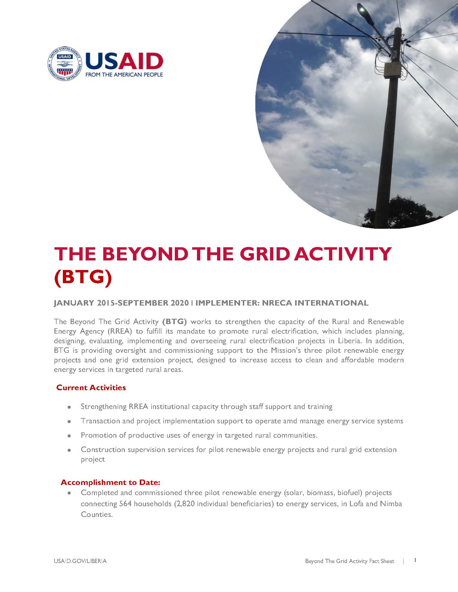 Beyond The Grid Activity 