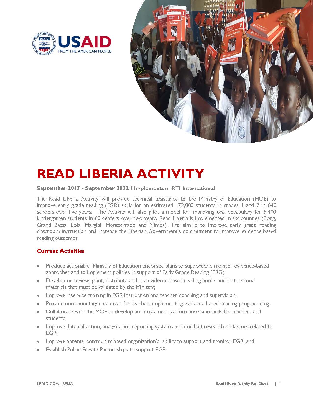 Read Liberia Activity 