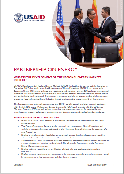 Download Energy Project Fact Sheet 