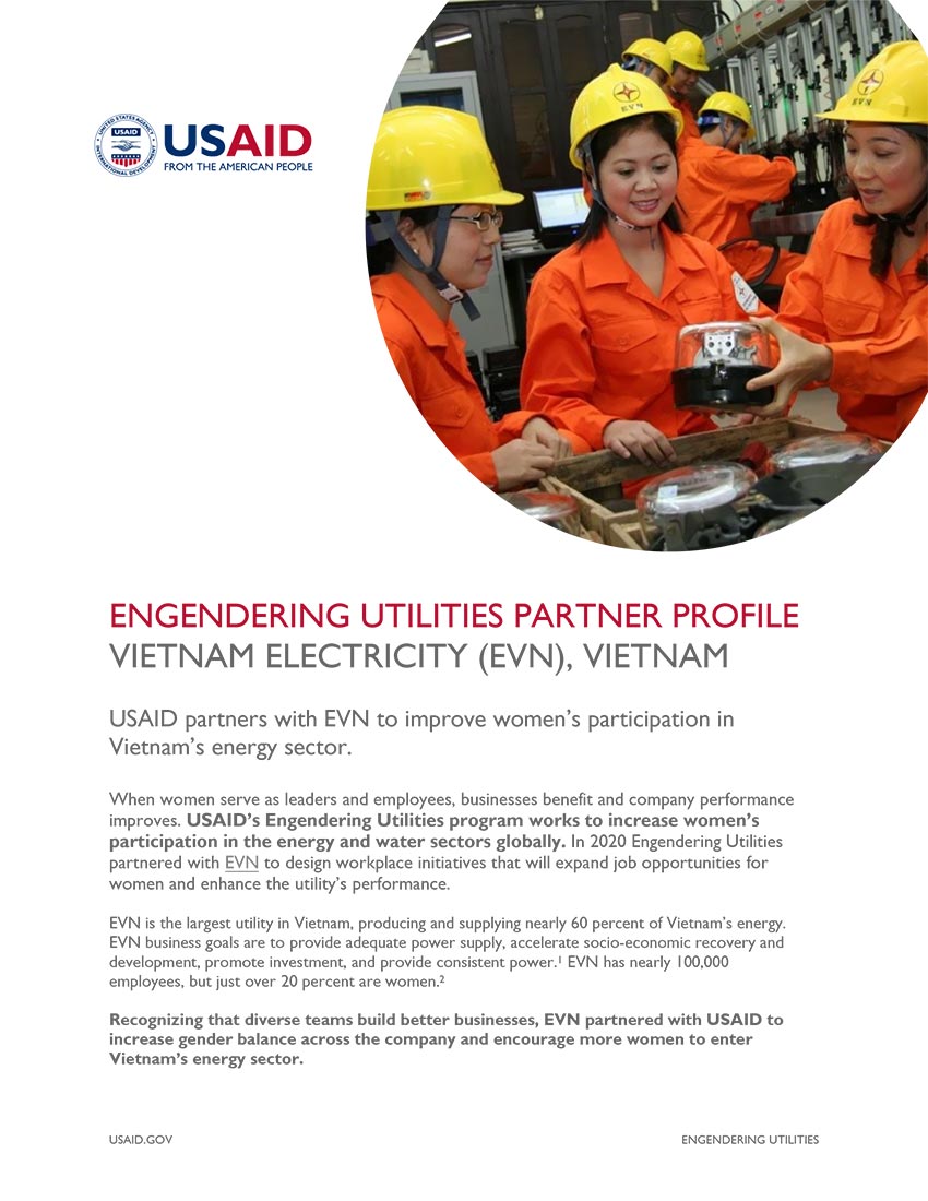Engendering Utilities Partner Profile: EVN, Vietnam