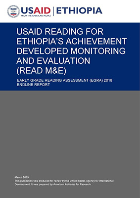 Ethiopia Early Grade Reading Assessment 2018