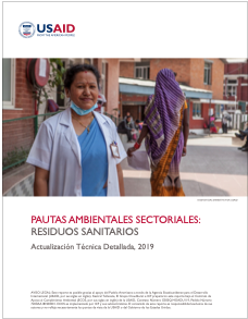 Sector Environmental Guideline: Healthcare Waste (2019) - Spanish