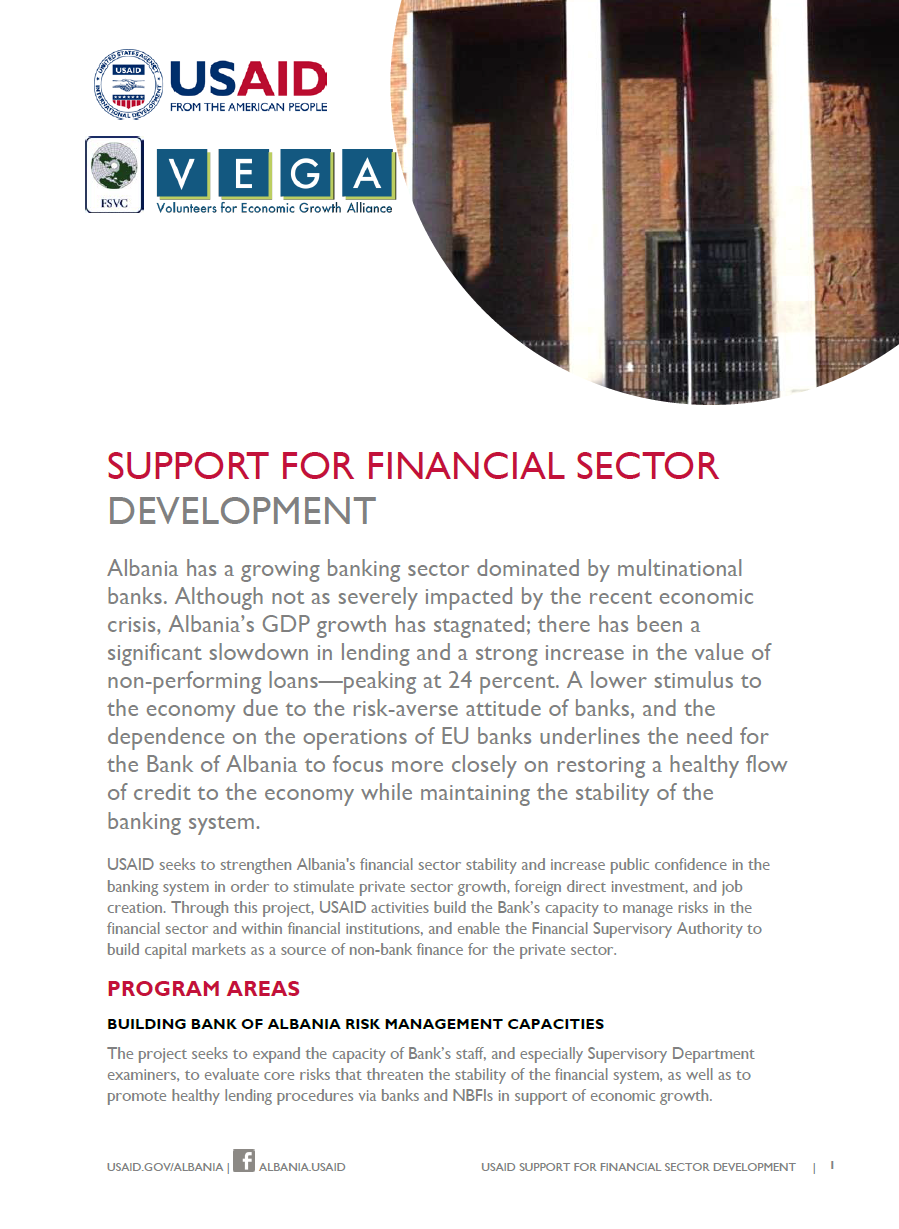 Financial Sector Development Program in Albania