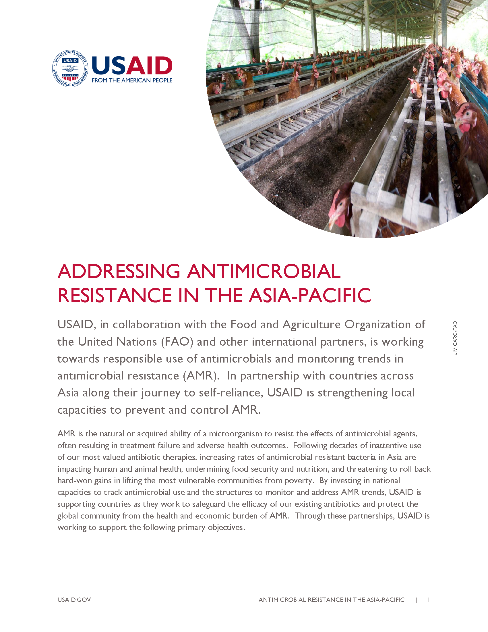 ADDRESSING ANTIMICROBIAL RESISTANCE IN THE ASIA-PACIFIC FACT SHEET
