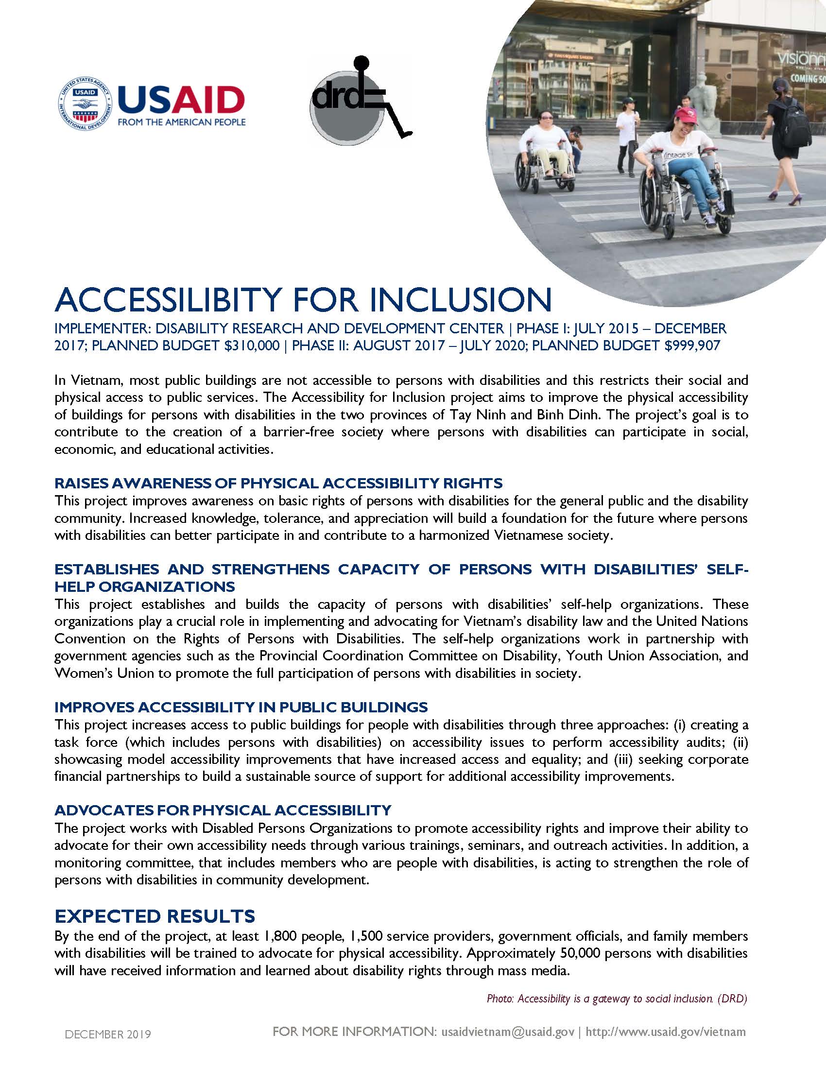 Accessibility for Inclusion