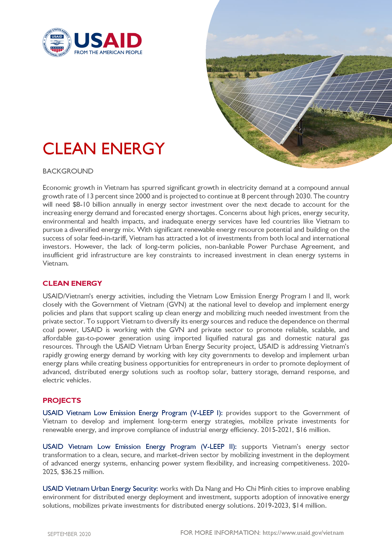 Fact Sheet: Clean Energy