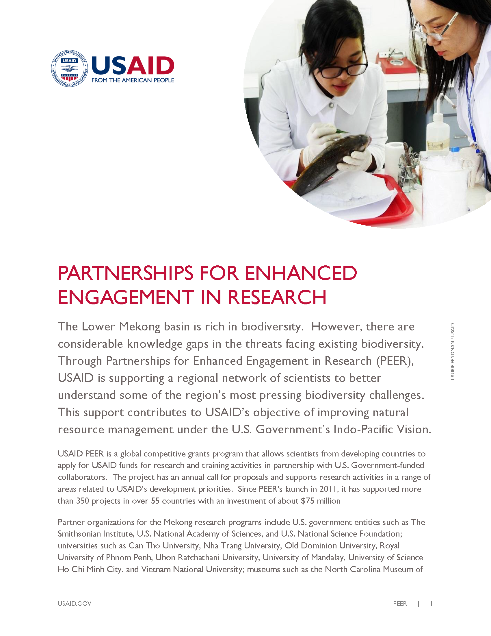 Partnership for Enhanced Engagement in Research