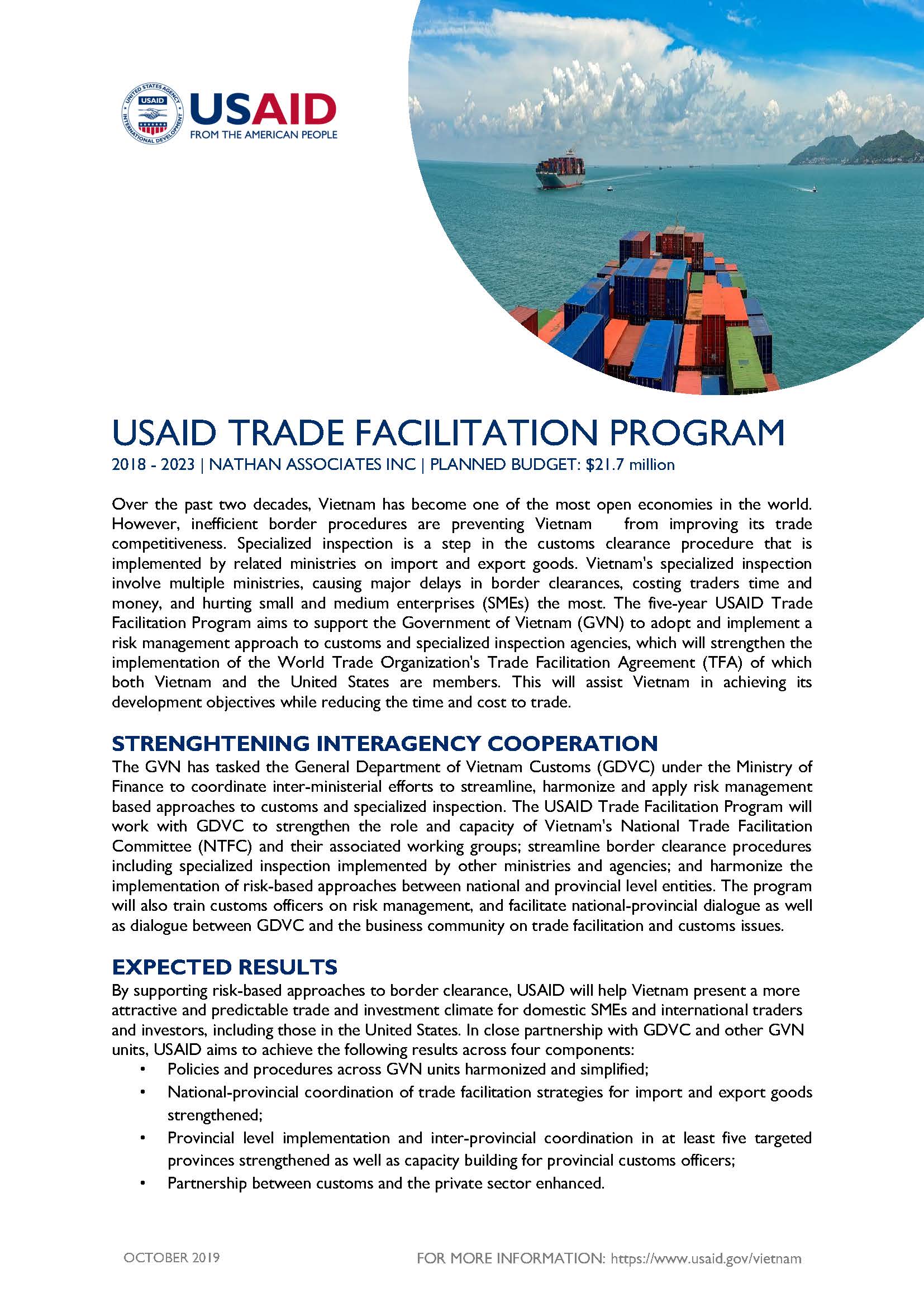 USAID Trade Facilitation Program