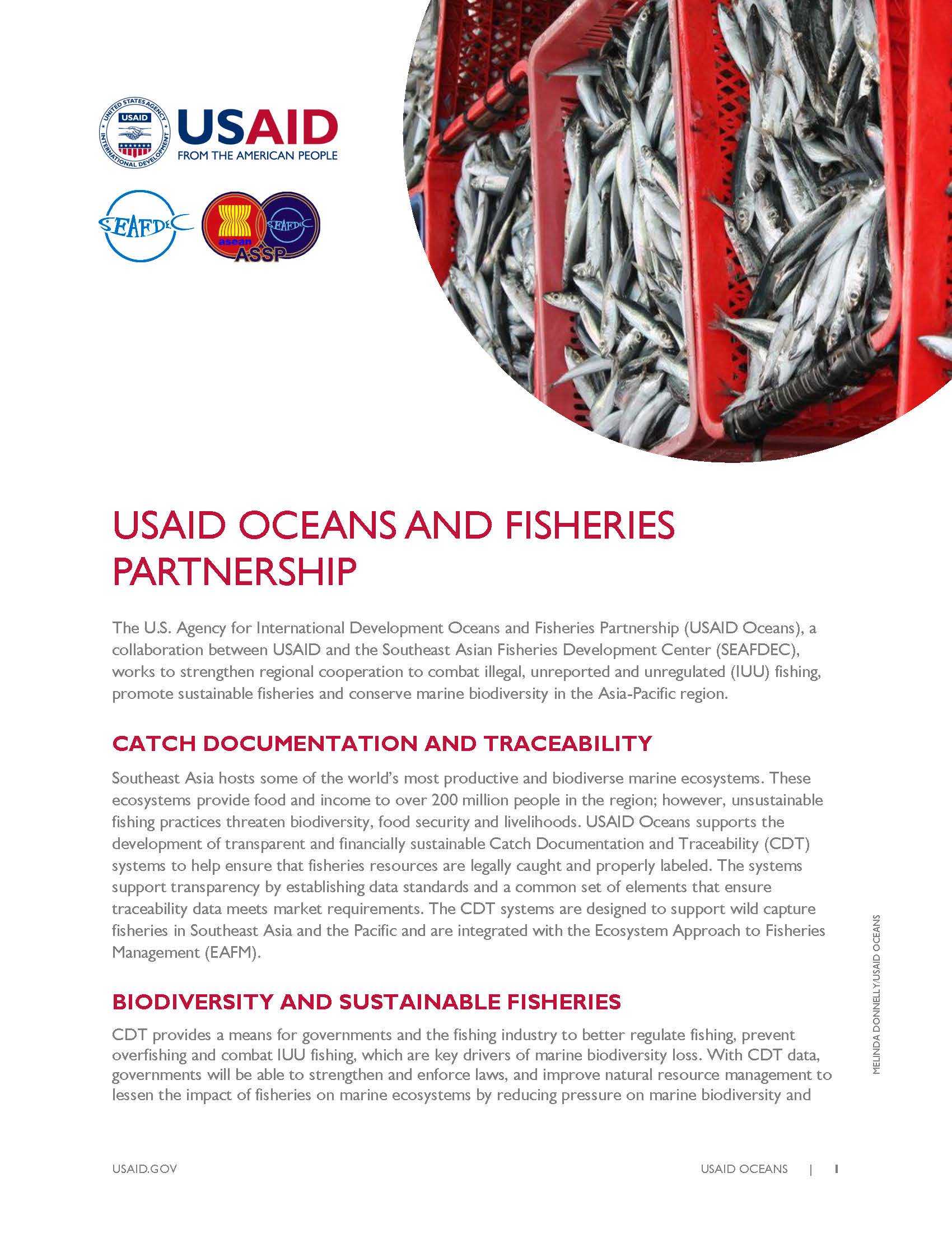 USAID Oceans Fact Sheet