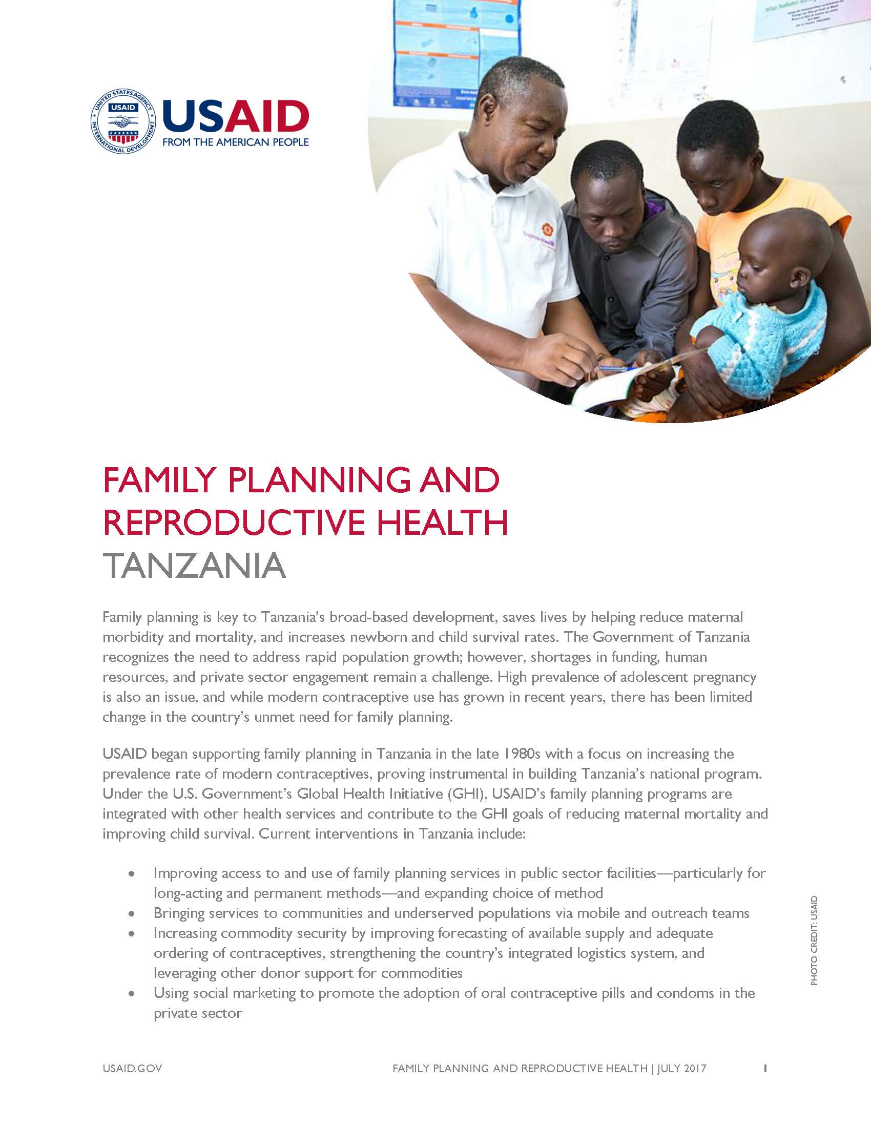2018 Family Planning Fact Sheet
